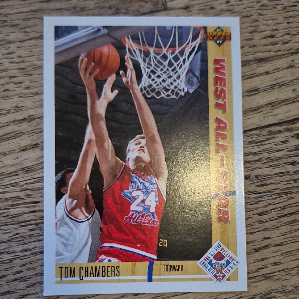 Upper Deck Basketball Trading Card - Red